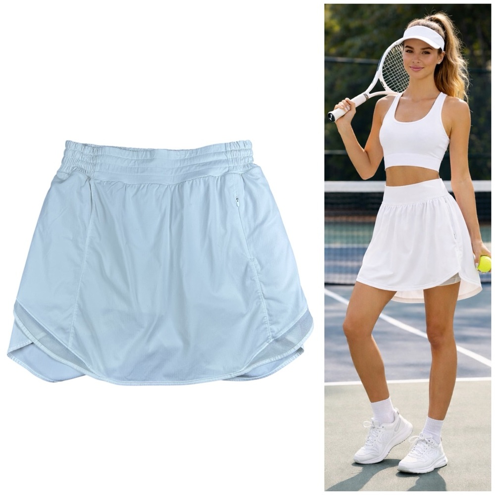 Lululemon Hotty Hot High-Rise Skirt Sz 8 Long Tennis Pickleball Skort Running